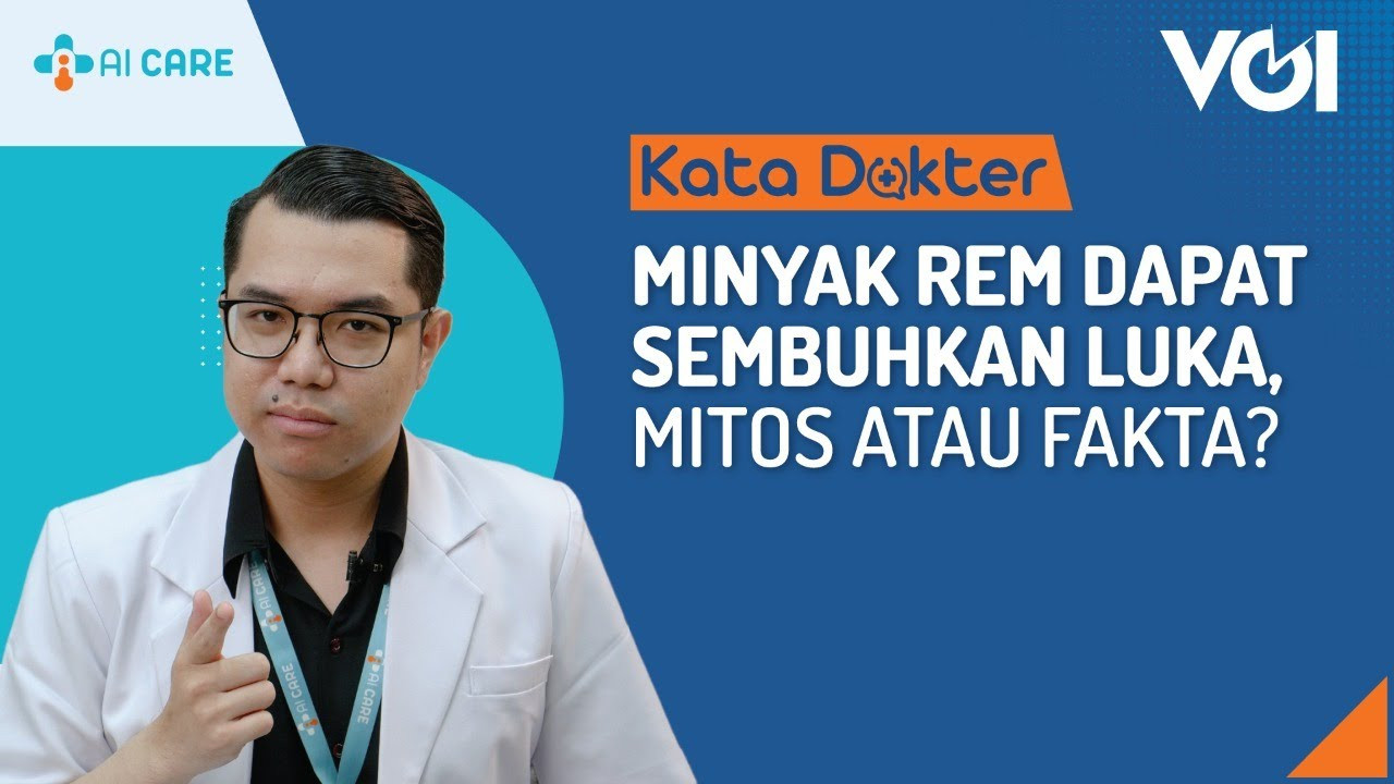 Mitos Atau Fakta: Minyak Rem Dapat Sembuhkan Luka